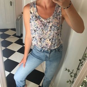 Floral tank top